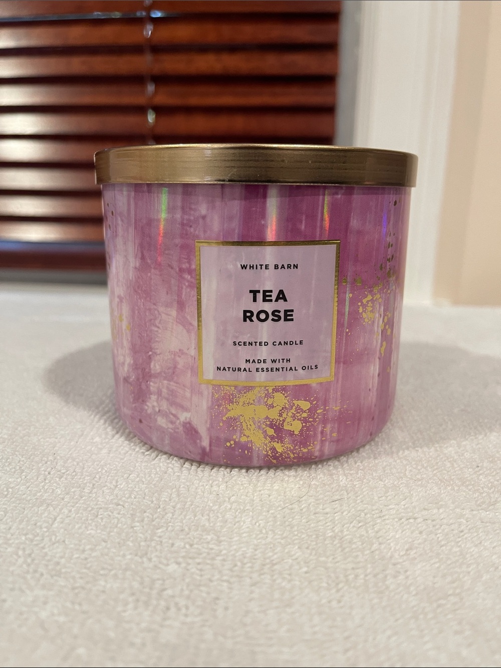 3 Wick White Barn Candle - Tea Rose - 14.5 oz. - New / Never Used